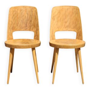 2 chaises BAUMANN « MONDOR » claire