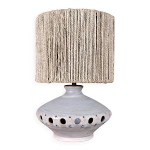 Lampe en céramique ajourée