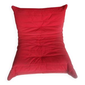 Ensemble TOGO de Ligne Roset-Alcentara Rouge-Canapé lit-Chauffeuse dangle-chauffeuse