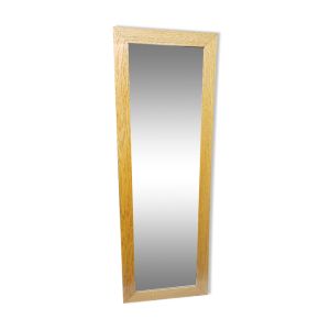 Miroir contemporain en chêne massif 53x153cm