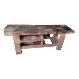 Ancien etabli de menuisier