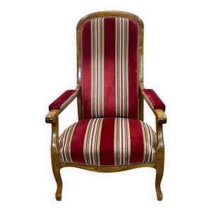 Fauteuil Voltaire fin XIXème en hêtre