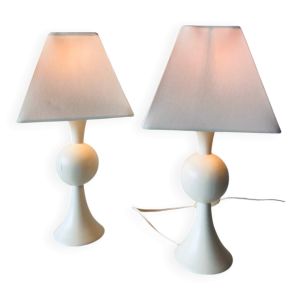 Paire de lampes de chevet vintage