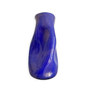 Vase XL Murano Bleu/Or 40 cm de hauteur