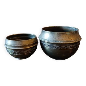 Cache pot en laiton