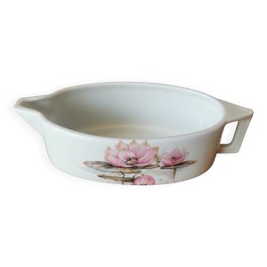 Saucière bol verseur porcelaine Limoges qualité Tharaud nénuphar vintage