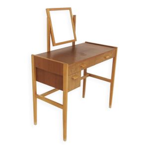 Coiffeuse scandinave en teck et en chêne, Suède, 1960