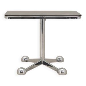 Table basse sur roulettes par Allegri, Italie années 1970
