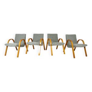 4 Fauteuils Steiner 1950
