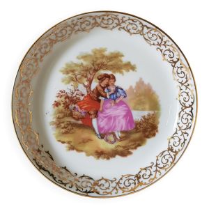 Assiette creuse Gloria porcelaine fine Fragonard