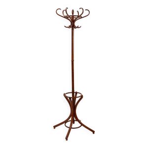 Porte manteau perroquet vintage en bois courbé