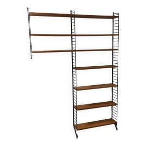 Vintage Danish design shelving unit by Nisse Strinning