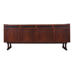 Buffet en palissandre, design danois, années 1960, fabricant : Hans Bech