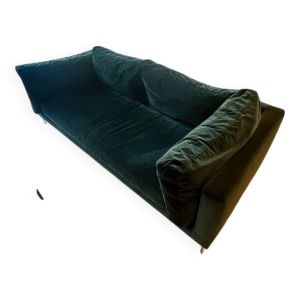 Canapé Calligaris en velours vert