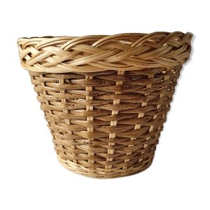 Cache pot en osier