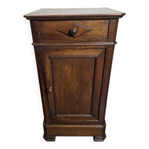 Table de chevet style Louis Philippe en noyer