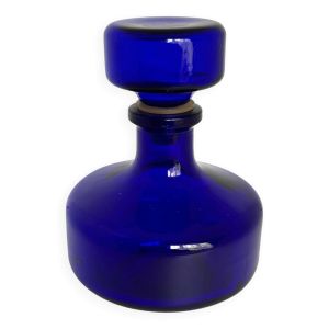 Flacon en verre bleu cobalt