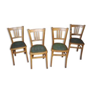 Table extensible t 6 chaises  type bistrot, années 50