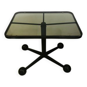 Table basse sur roulettes par Allegri Parma, Italie 1970