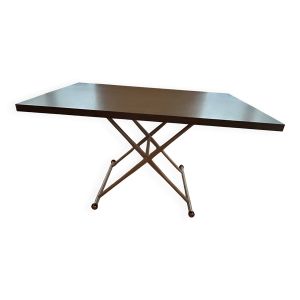 Table transformable en table basse 2 hauteurs