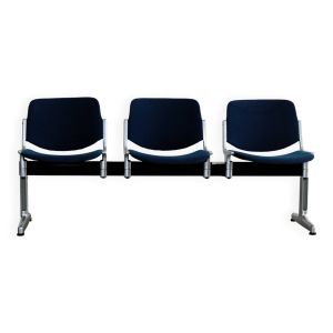 Banc vintage   Banc de salle d'attente   Années 1970   Castelli
