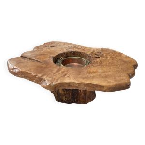 Table basse tronc d’arbre en bois massif