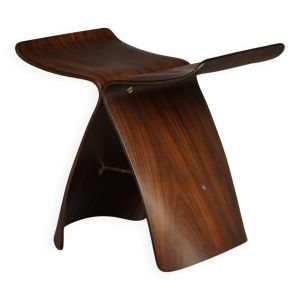 Tabouret papillon en contreplaqué par Sori Yanagi pour Tendo Mokko, années 1970
