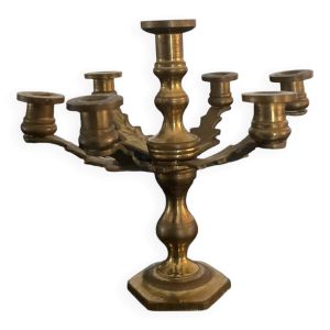 Chandelier miniature flambeaux en laiton
