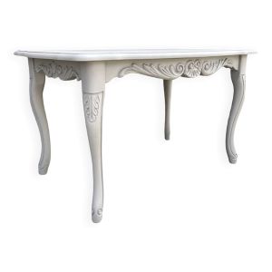 Petite table basse ou d'appoint, chêne, style baroque, vintage