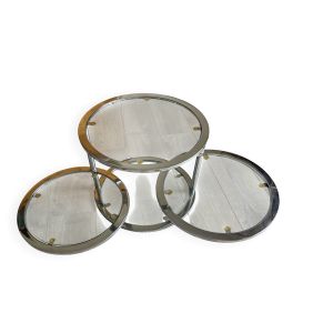 Table basse verre modulable