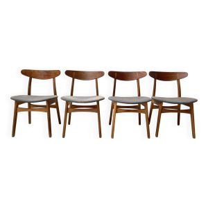 Chaises de salle à manger CH30 de Hans J. Wegner pour CARL HANSEN & SON