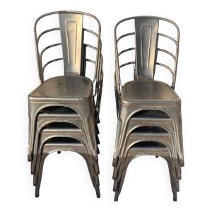 Lot 8 chaises Tolix modèle A