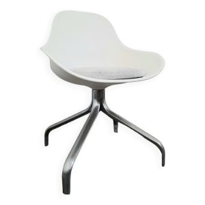 Fauteuil tournant vintage Jakob de Chris Martin pour Ikea, meuble siège ancien de bureau