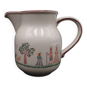 Villeroy & boch pot à lait pichet crémier modèle american sampler 1983