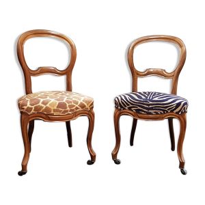 Paire de chaises Louis-Philippe