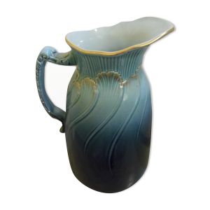 Pichet broc à eau  faïence Villeroy et Boch fin XIX ème siècle début XX ème siècle