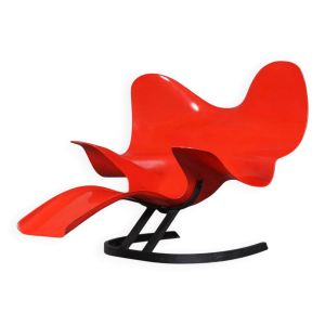 Fauteuil ''Éléphant'' rouge de Bernard Rancillac