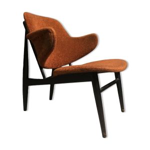 Chaise Shell des années 1950 par Ib Kofod-Larsen pour Christensen & Larsen, Danemark