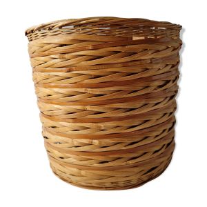 Cache pot en osier