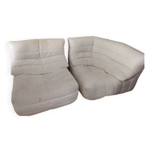2 fauteuils designer Marc Held Panto Dunlopillo