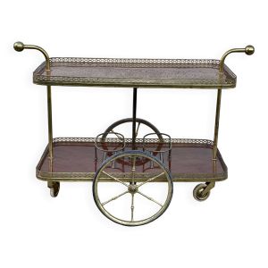 Table desserte à roulettes bar vintage 1950