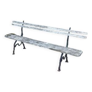 Banc de jardin fonte bois