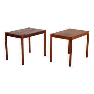 Tables d'appoint vintage   tables d'appoint   années 60   teck