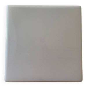 Applique Lita carrée opaline blanche années 60