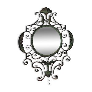 Miroir fer forgé vintage