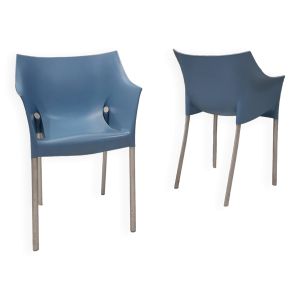 Paire de chaises Dr. No, Philippe Starck, Kartell