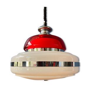 Lampe à suspension massive de l'ère spatiale