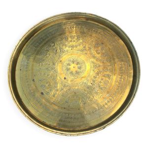 Plateau marocain en cuivre