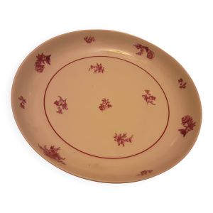 Plat a gateaux pied douche porcelaine de limoges theodore haviland