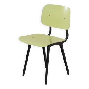CHAISE YELLOW REVOLT DE FRISO KRAMER POUR AHREND DE CIRKEL, ANNÉES 1950   ÉDITION ANCIENNE